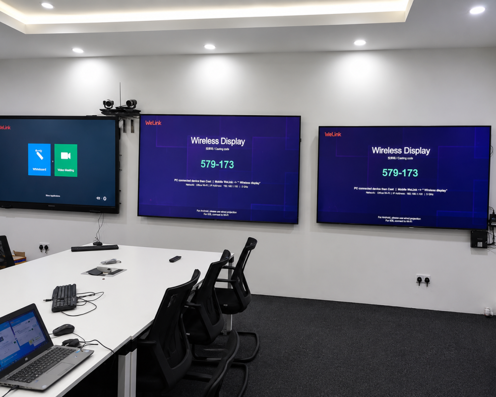 High Definition 3 screen Meeting room